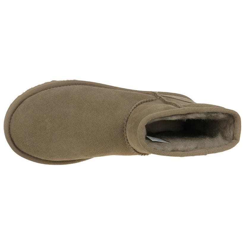 Ботинки зимние UGG противоскользящие короткие сноубутсы женские коричневые - изображение 4