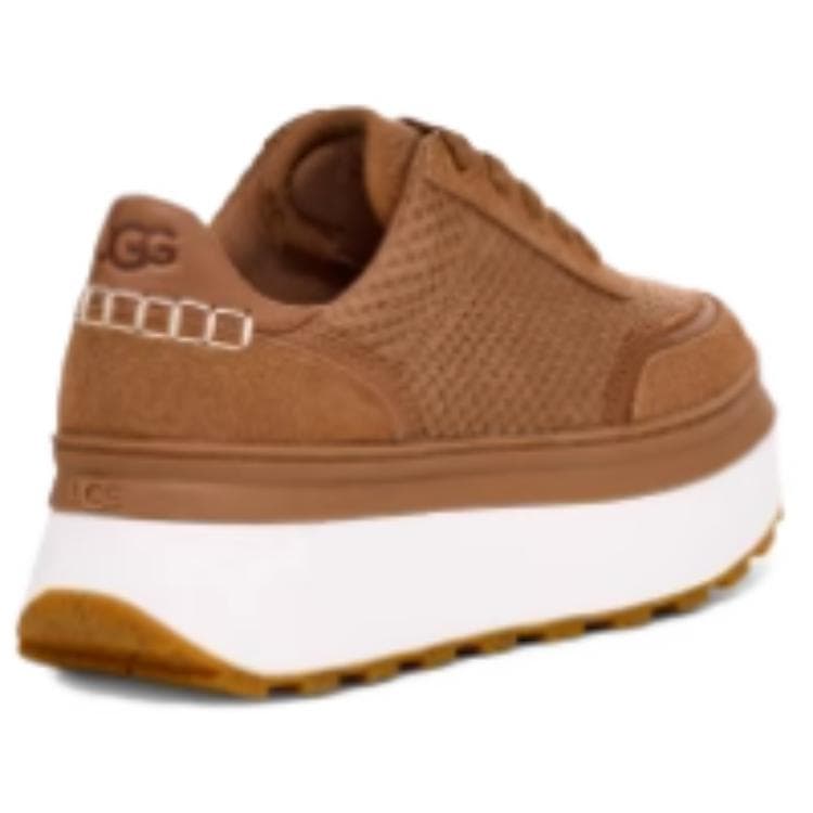 Кроссовки Коллекция UGG MARLIN Ткань Низкий Верх Повседневная Обувь Женская Каштановый - изображение 3