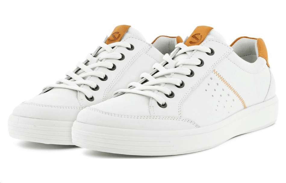 Кроссовки ecco Casual Leather Sneakers White - изображение 2