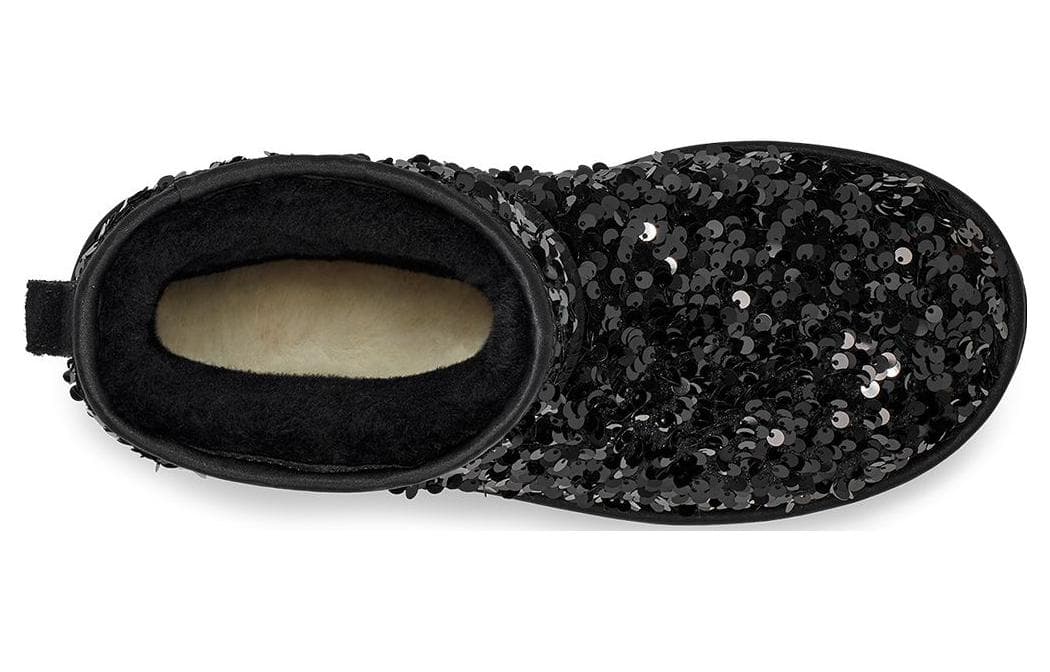 Ботинки зимние UGG Short Sequin Black - изображение 4