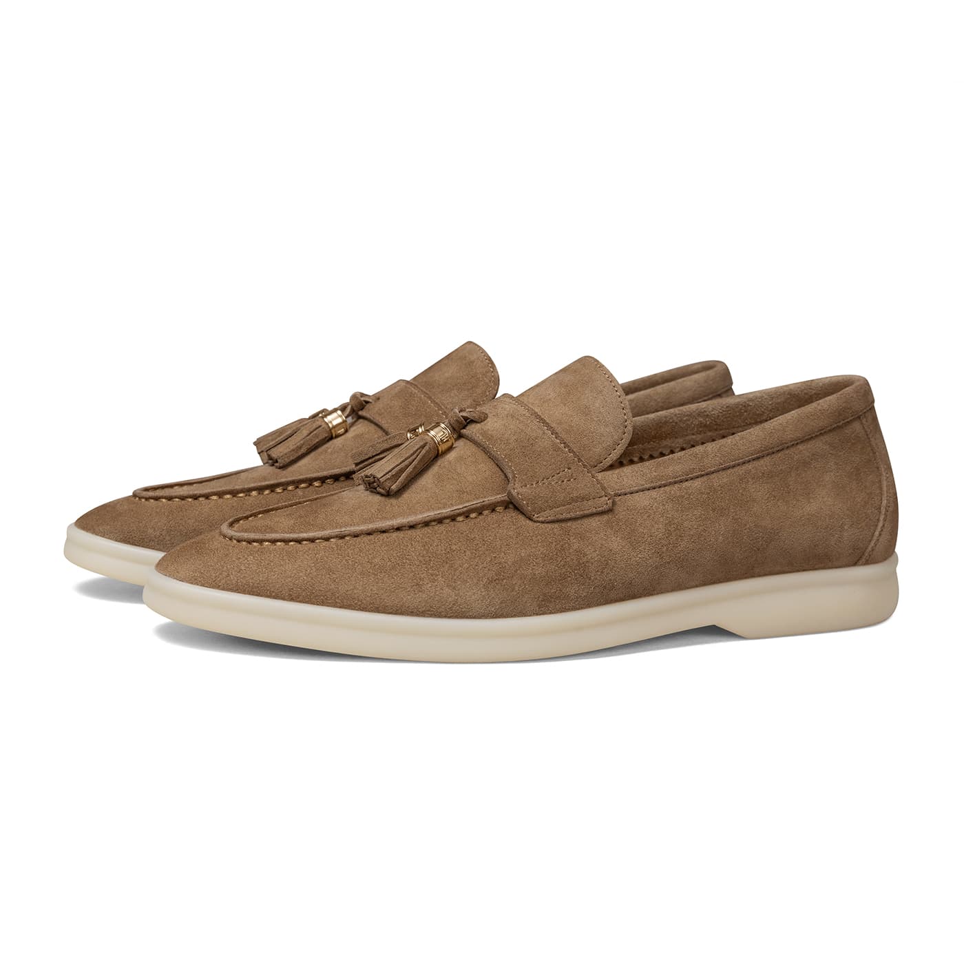 Лоферы THOM WILLS Fashion Versatile Slip On Стиль "Старые деньги" Овечья замша Лоферы Женские - изображение 2