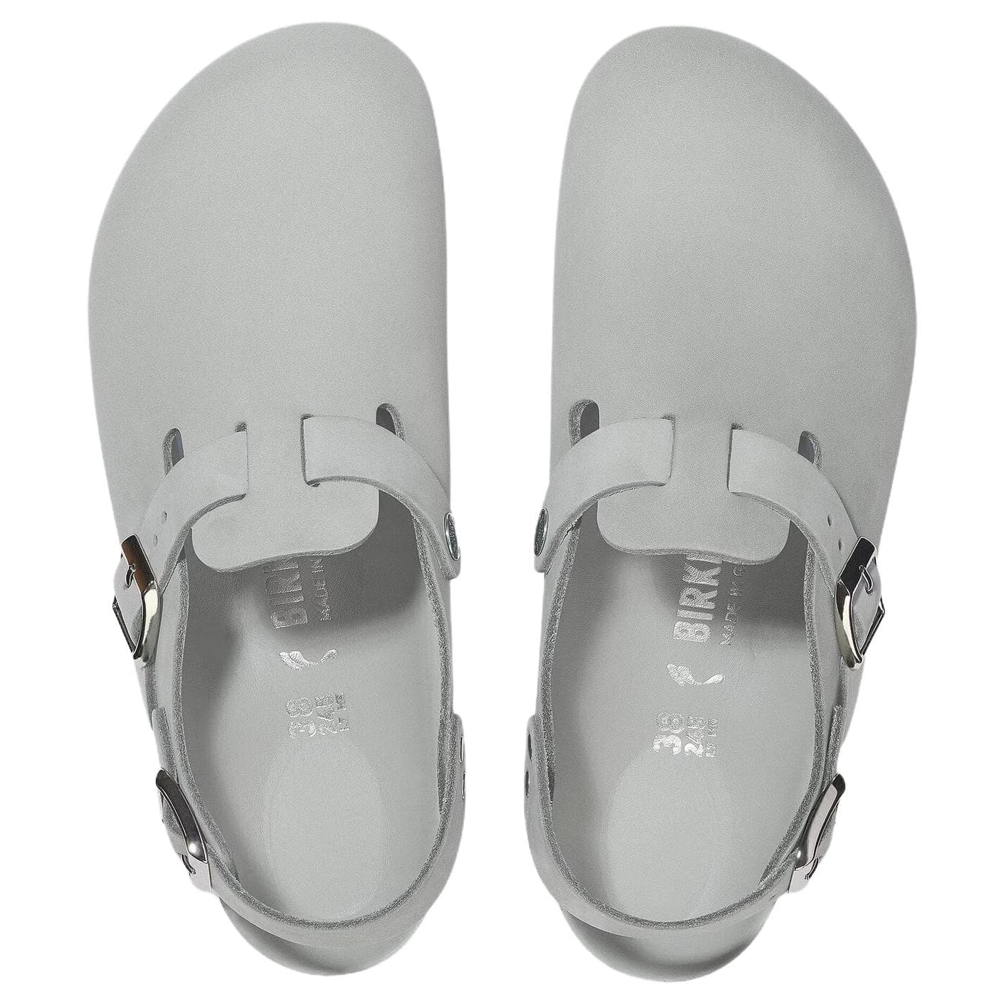 Сандалии Birkenstock Tokio Закрытые тапочки Женские Шалфейно-зеленый Узкая версия - изображение 5