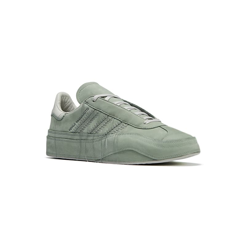Кроссовки Y-3 Gazelle Grey Green - изображение 3