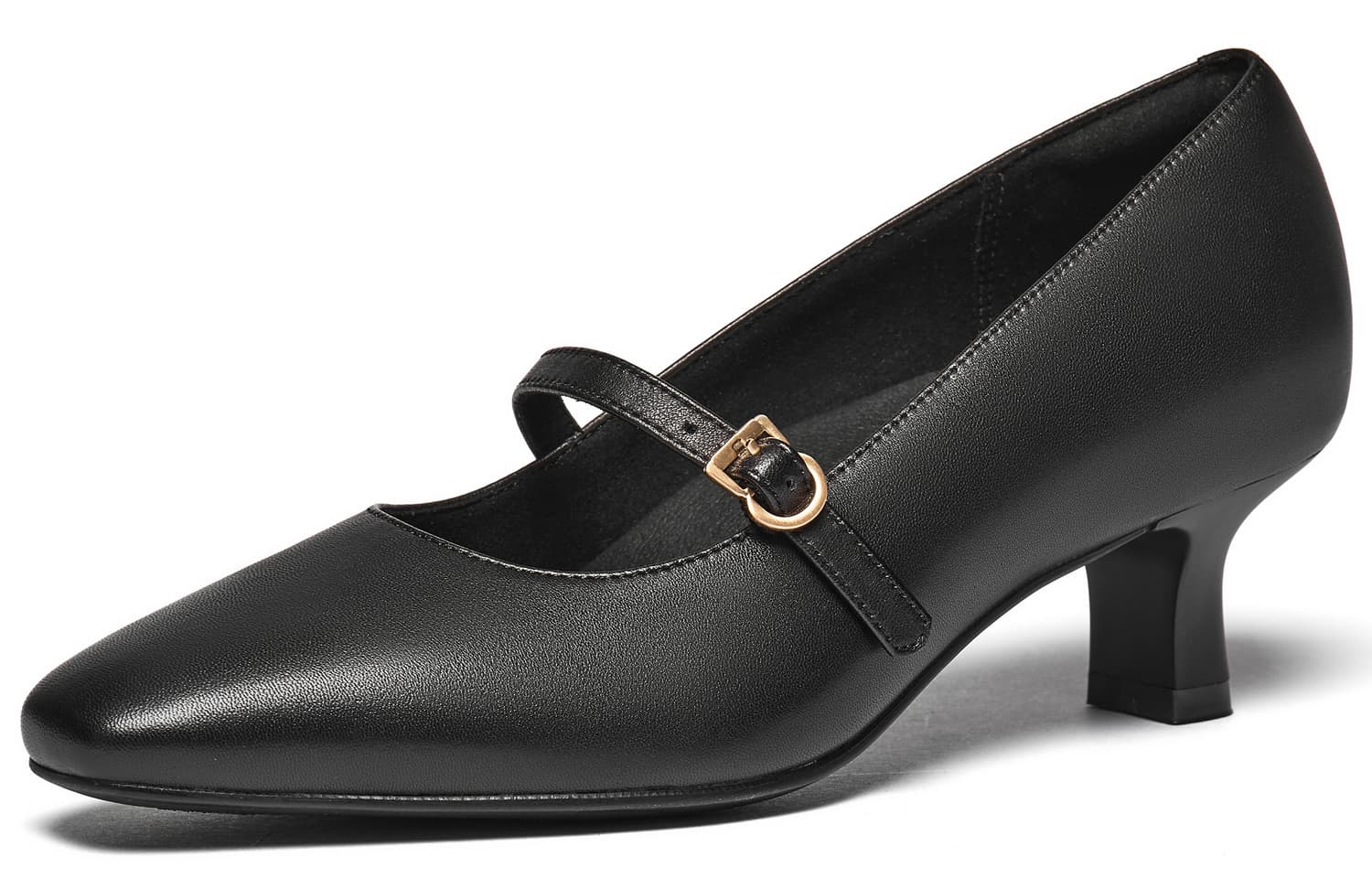 Clarks Овчина Mary Jane Женские Туфли Черные - изображение 2