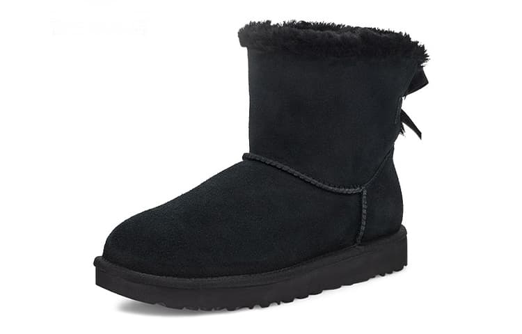Ботинки зимние UGG Bailey Mini Black - изображение 3