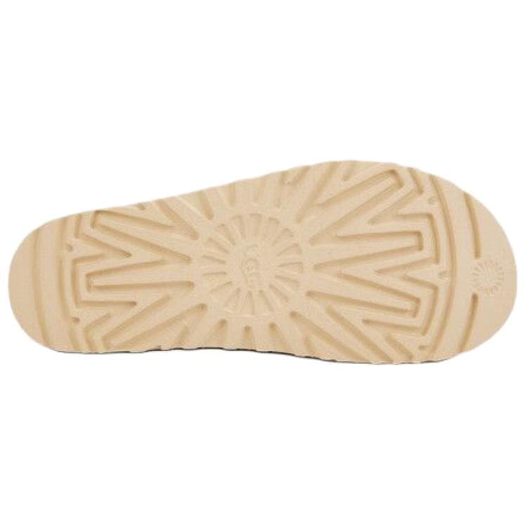 Шлёпанцы UGG Золотистая Семейная Корова Спилок Один Шнуровка Сандалии Женские Песок - изображение 8