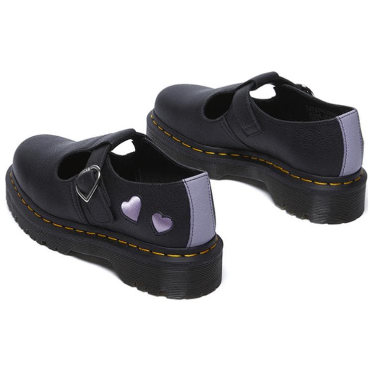 Dr.Martens Коровья кожа Платформа Туфли Мэри Джейн Женские Черные - изображение 5