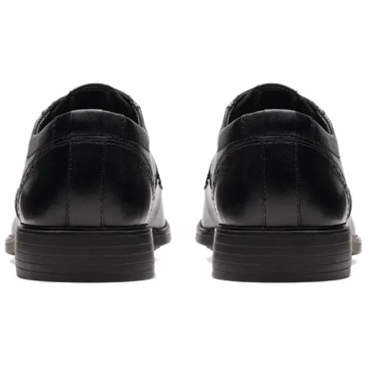 Clarks Clarkslite Галстук Кожа Туфли Мужской Черный - изображение 4