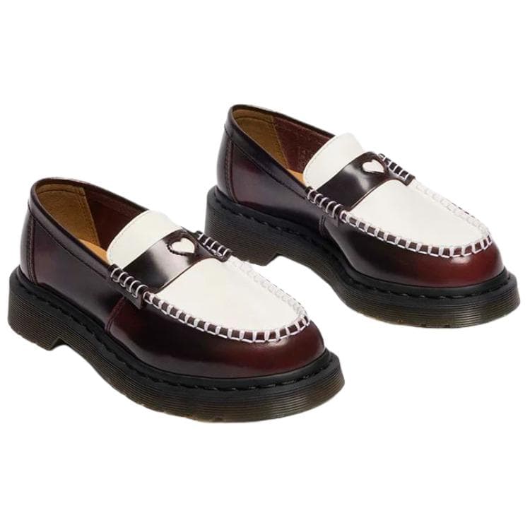 Лоферы Dr.Martens PENTON Бычья кожа замша Лоферы Женские Вишнево-красный - изображение 3