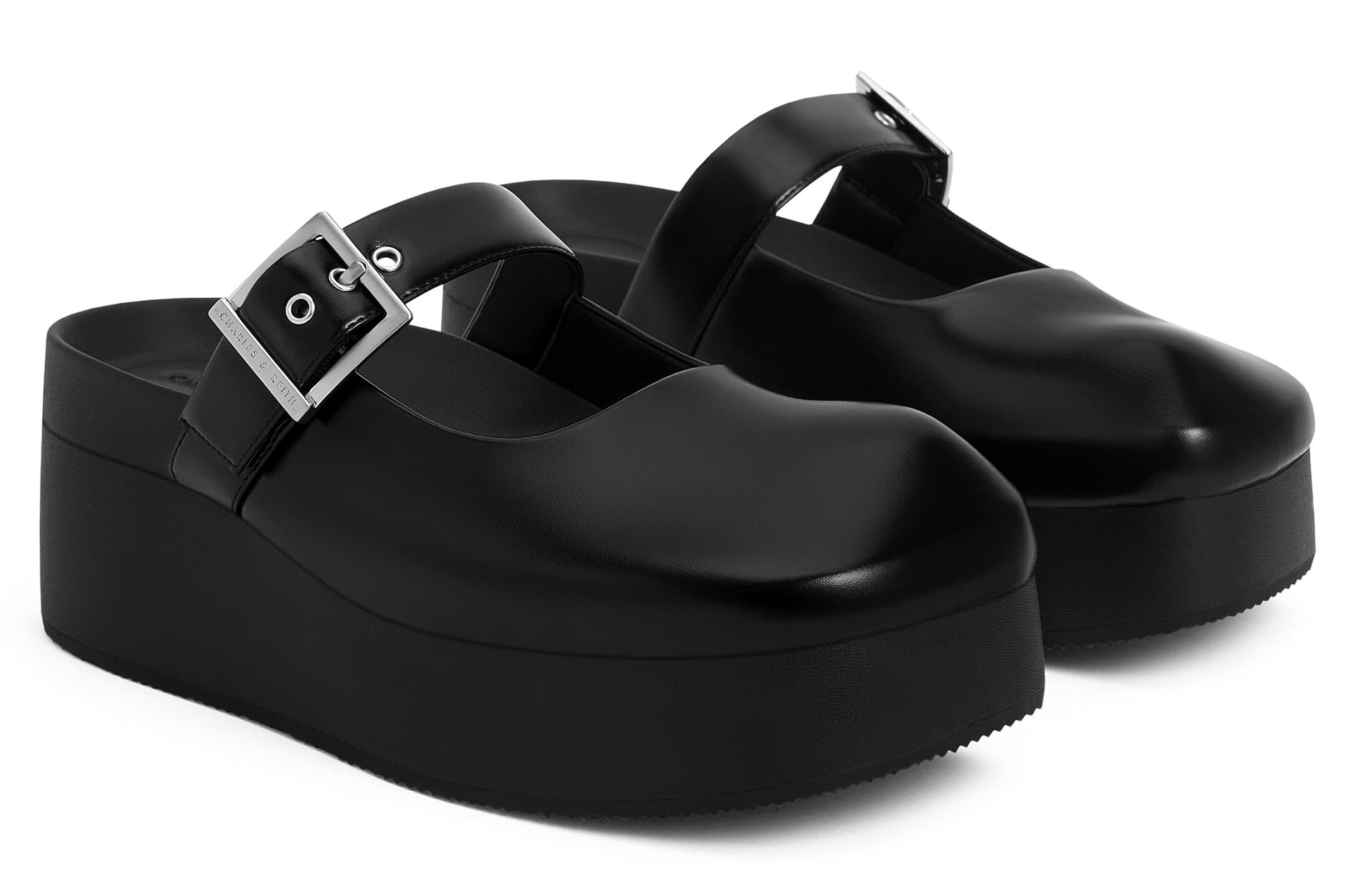 Сандалии CHARLESKEITH ck PU 6cm ChalkBlack - изображение 2
