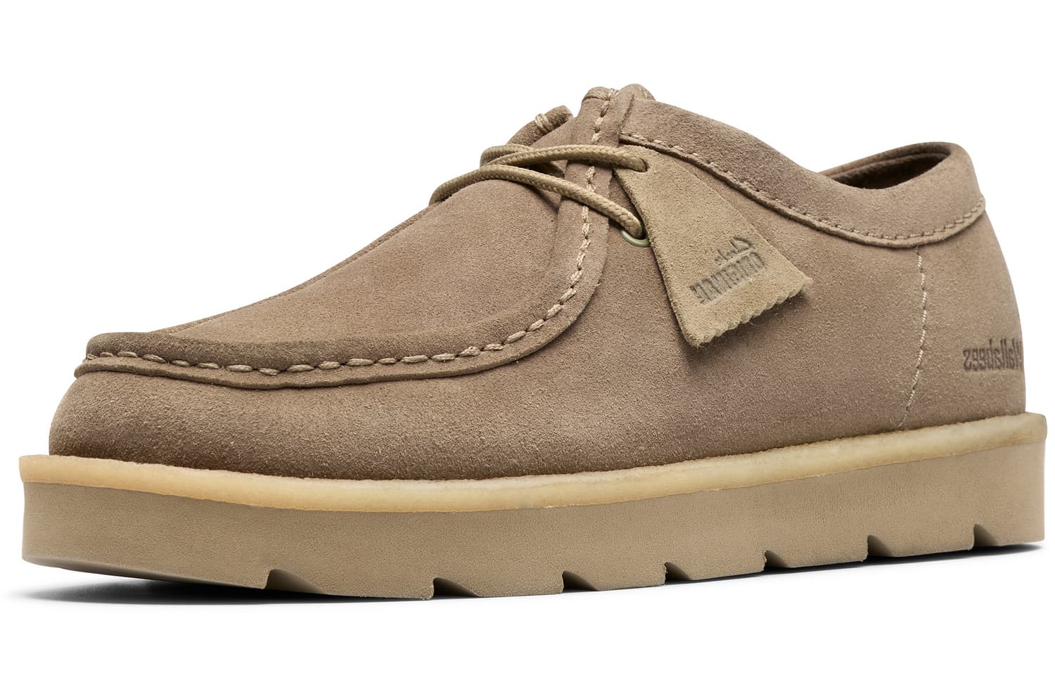 Ботинки Clarks Мужская повседневная обувь из коровьей спилковой кожи - изображение 2