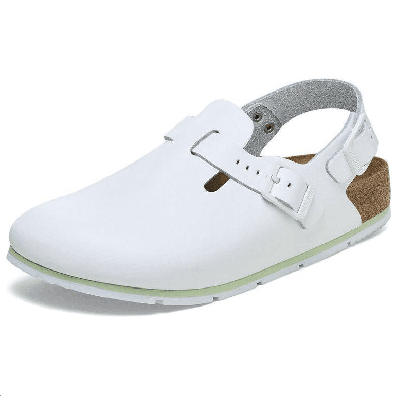 Сандалии Birkenstock Резиновая подошва устойчивая к истиранию домашние тапочки унисекс белые - изображение 3