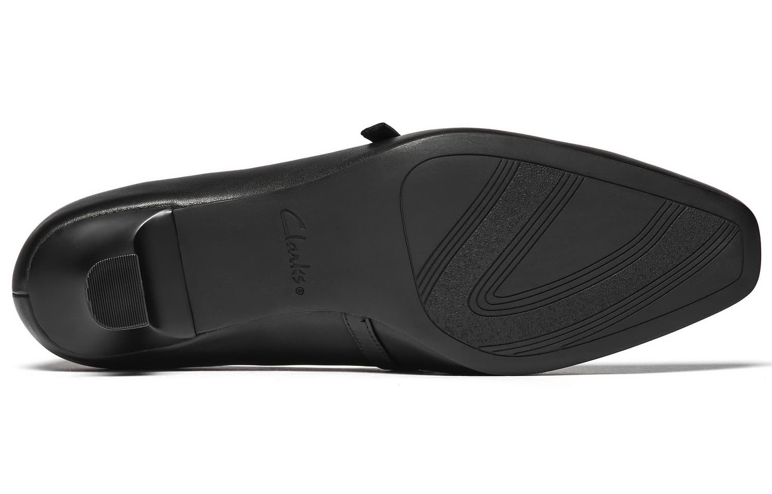 Clarks Овчина Mary Jane Женские Туфли Черные - изображение 5