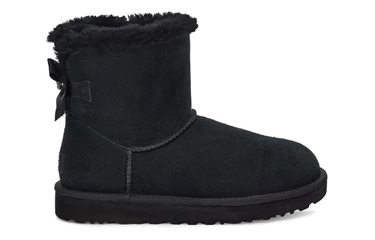 Ботинки зимние UGG Bailey Mini Black - изображение 2