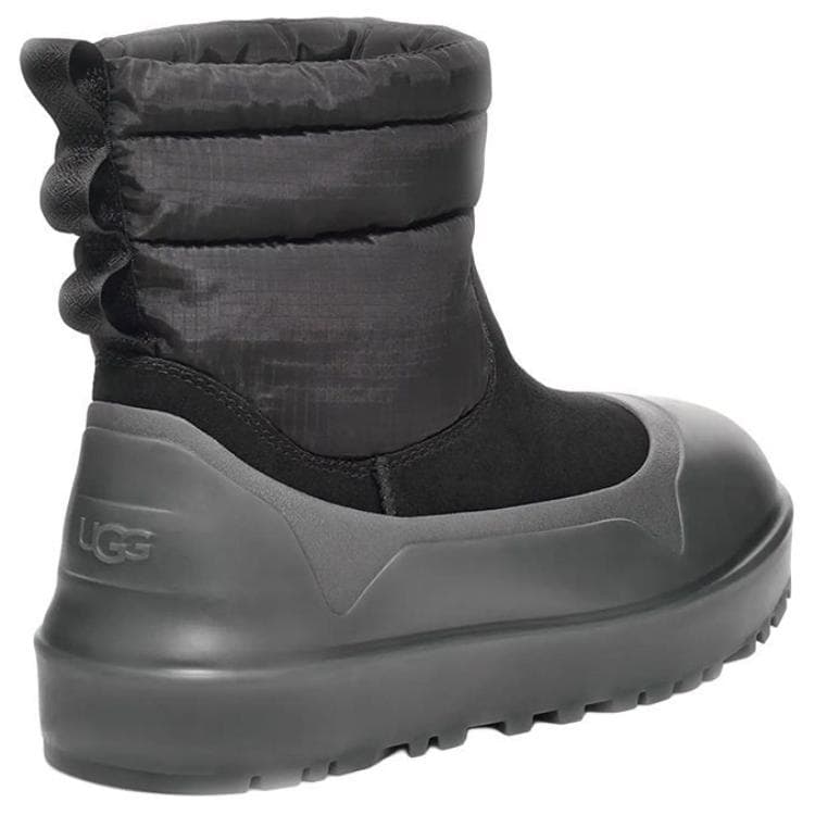 Ботинки зимние UGG Флисовые с обувью Slip-On Короткие Снежные ботинки Мужские Черные - изображение 3