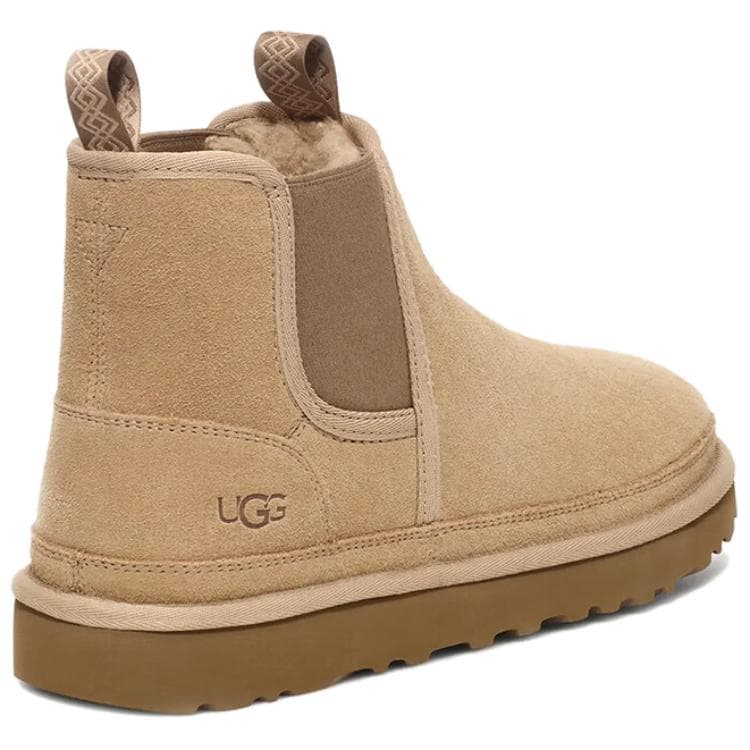 Ботинки челси UGG Короткий Челси Мужской Бежевый Коричневый - изображение 2