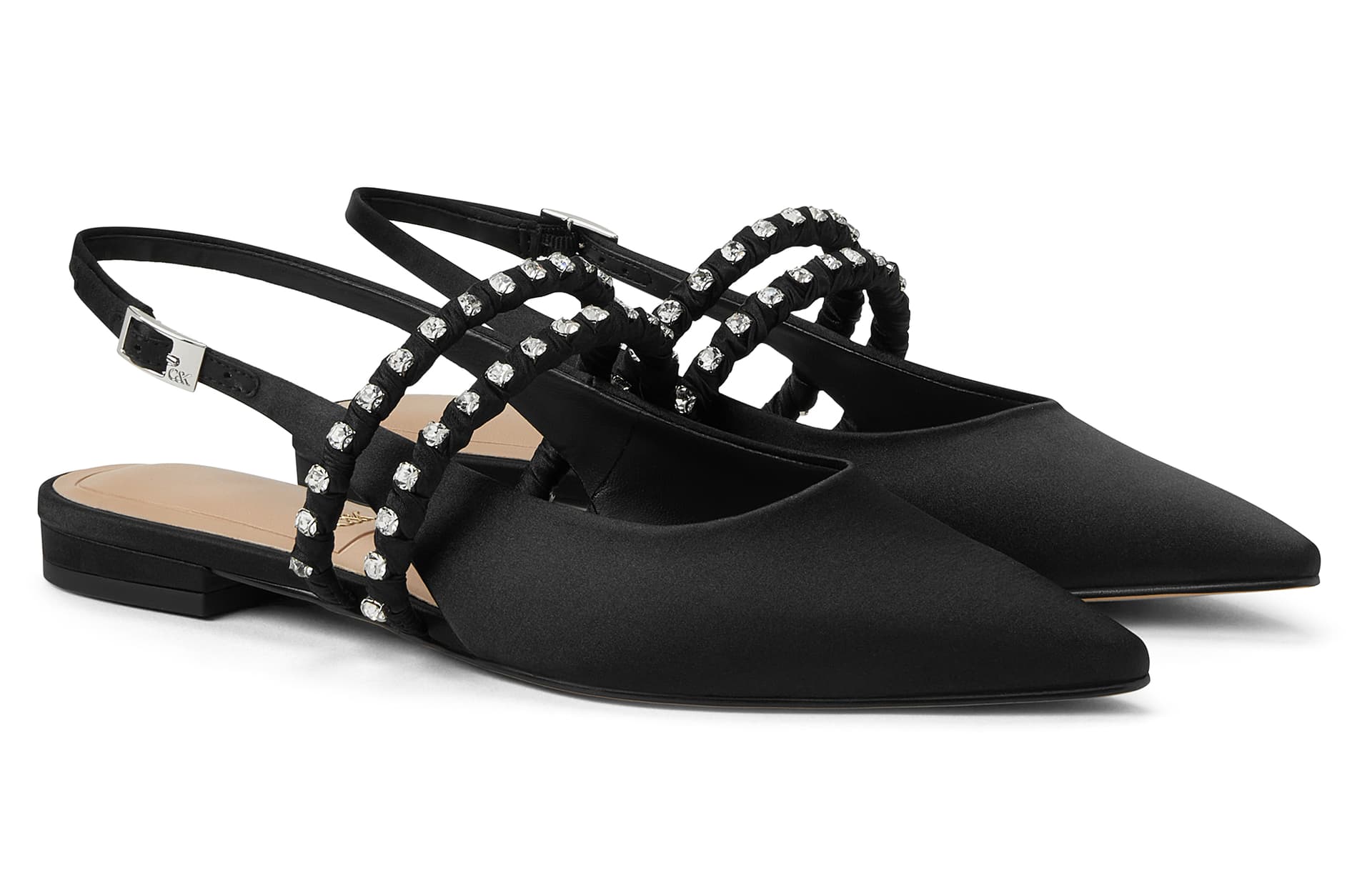 Шлёпанцы CHARLESKEITH ck PU 2.1cm BLACK TEXTUREDLight Pink - изображение 2
