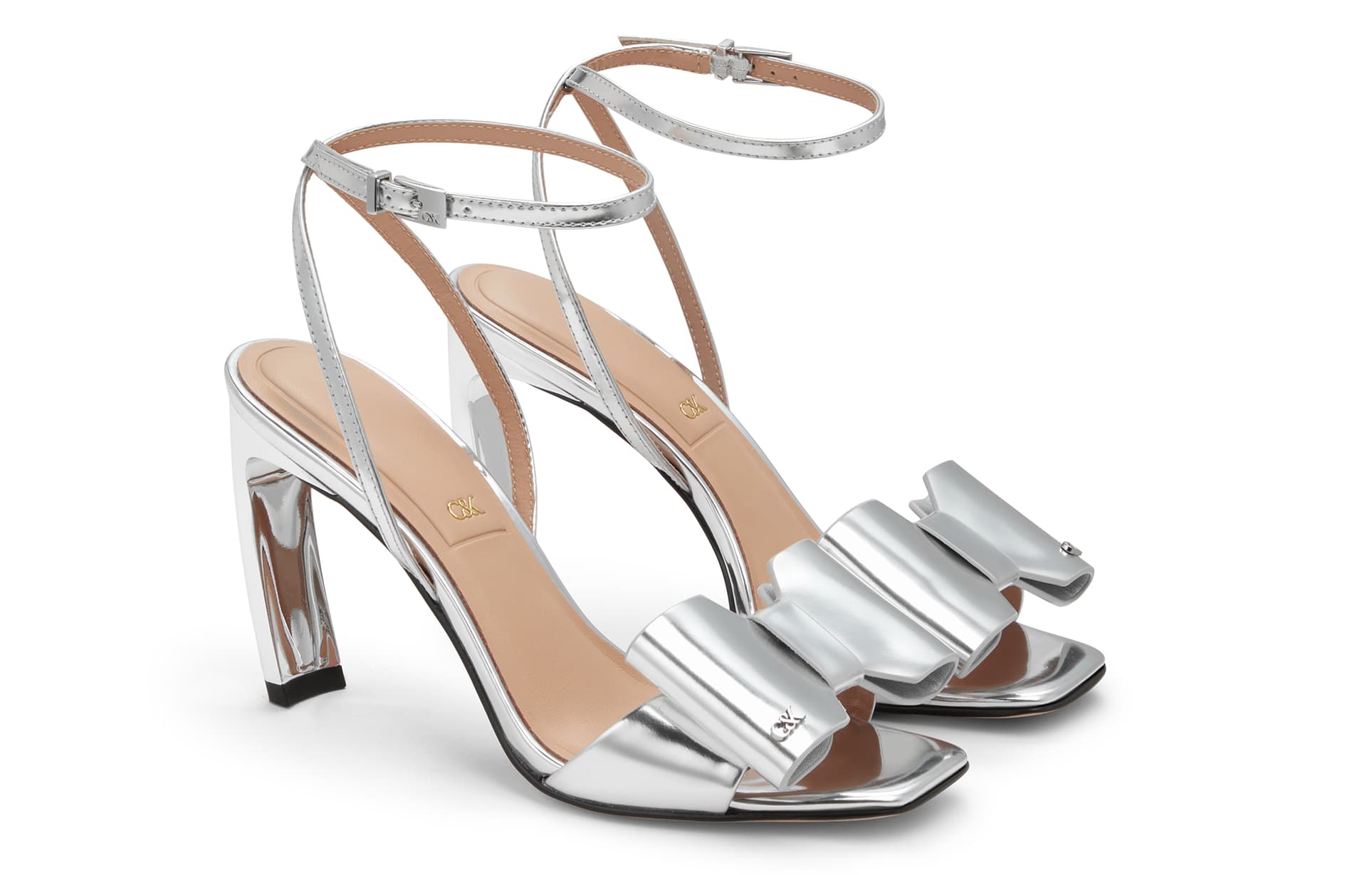 Шлёпанцы CHARLESKEITH ck 9.1cm Silver - изображение 2