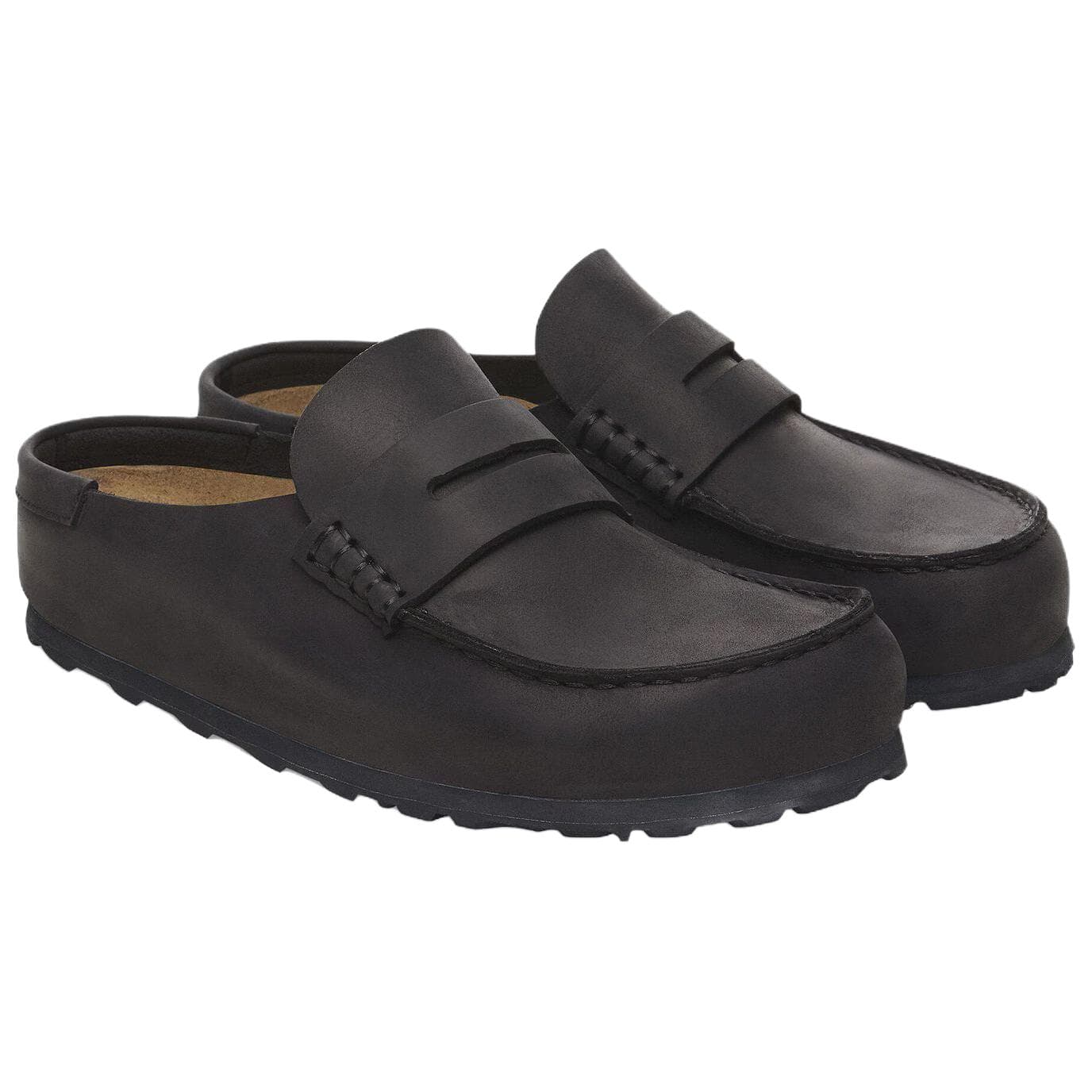 Сандалии Birkenstock Naples Отсутствие специальных функций Закрытые тапочки Унисекс Черный обычный Свободный покрой - изображение 4