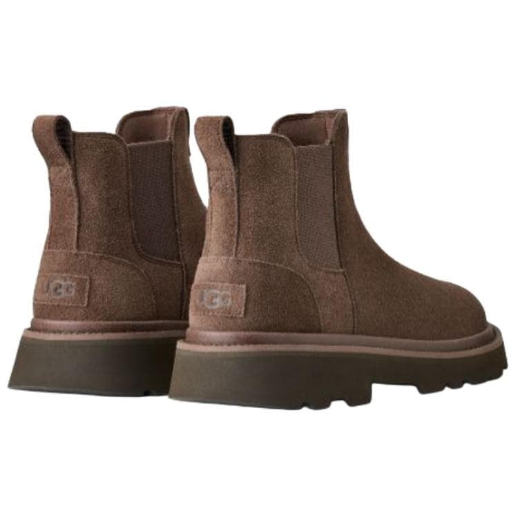 Ботинки челси UGG Hybrid Спилок Коровья Кожа Короткий Челси Мужской Темно-Коричневый - изображение 4