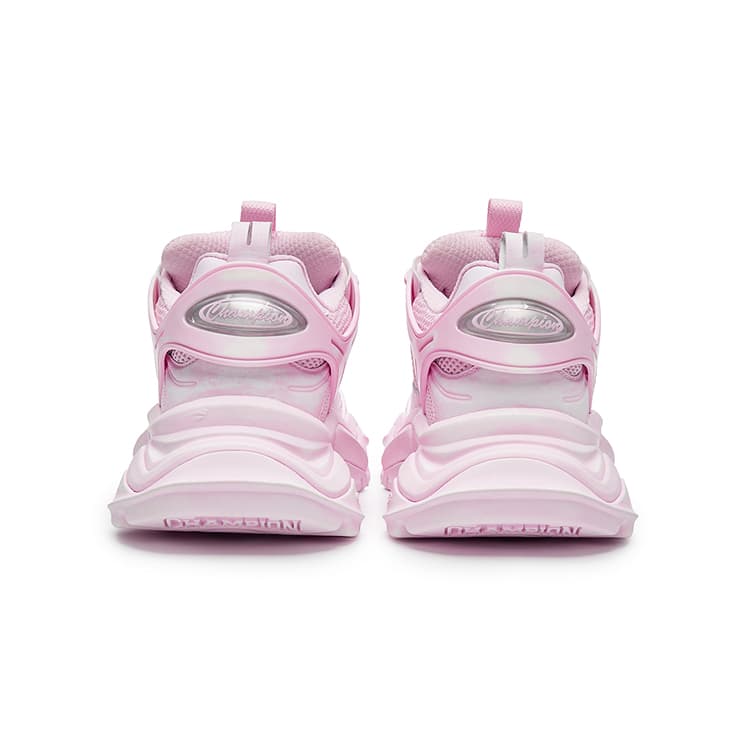 Кроссовки Champion Tooth Shark Shoes Пава Броня Низкие Кроссовки Женские Розовый Бриллиант Серебряный Белый - изображение 4