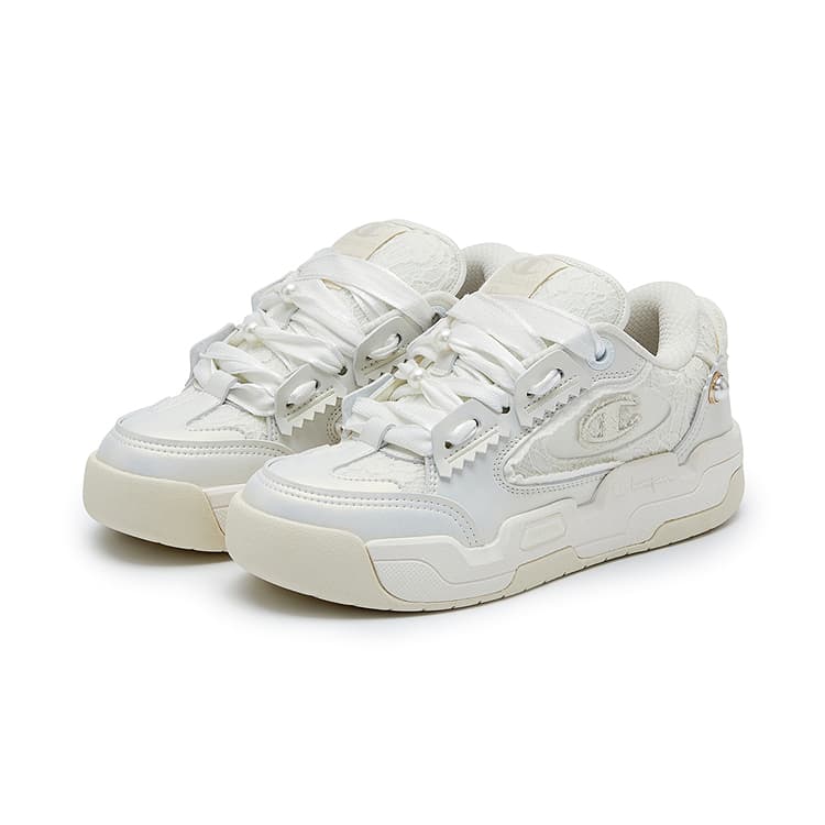 Кроссовки Champion Low Top Скейтборд Обувь Женская Перламутрово-Белый Молочно-Белый - изображение 3