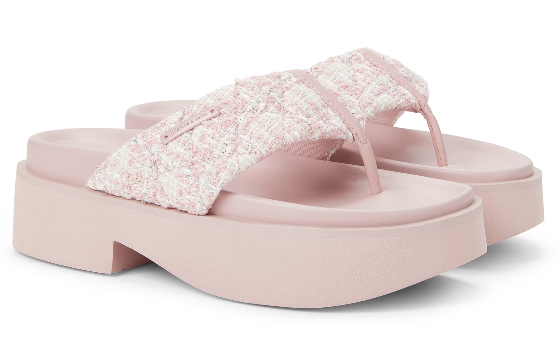 Сандалии CHARLESKEITH ck EVA 5.5cm Denim BlueBlackLight Pink - изображение 2