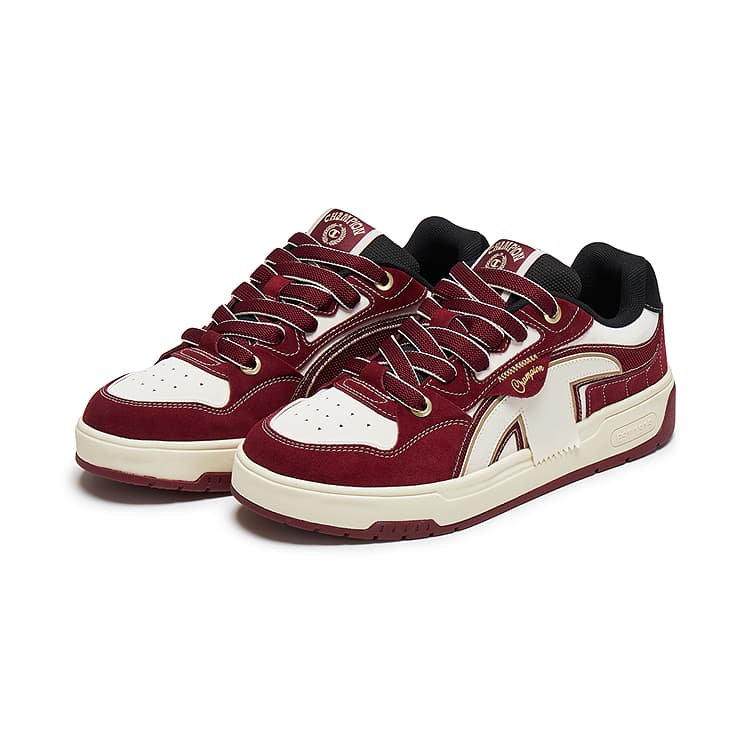 Кроссовки Champion Low Top Скейтборд Обувь Мужская Преппи Красный Молочно-Белый - изображение 3