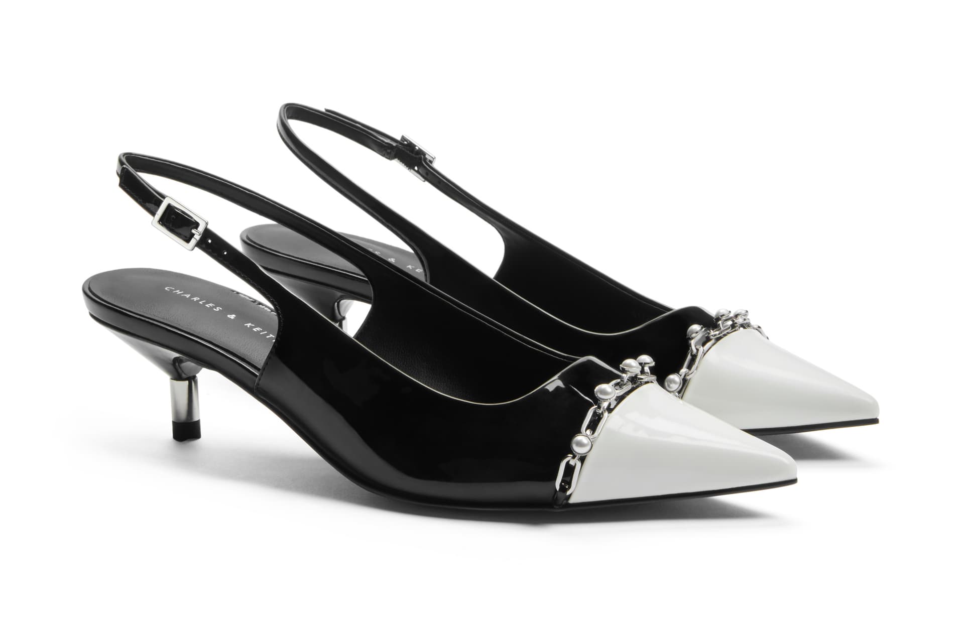 Туфли CHARLES KEITH ПУ (полиуретан) Узкий каблук Высокие каблуки Женские - изображение 6