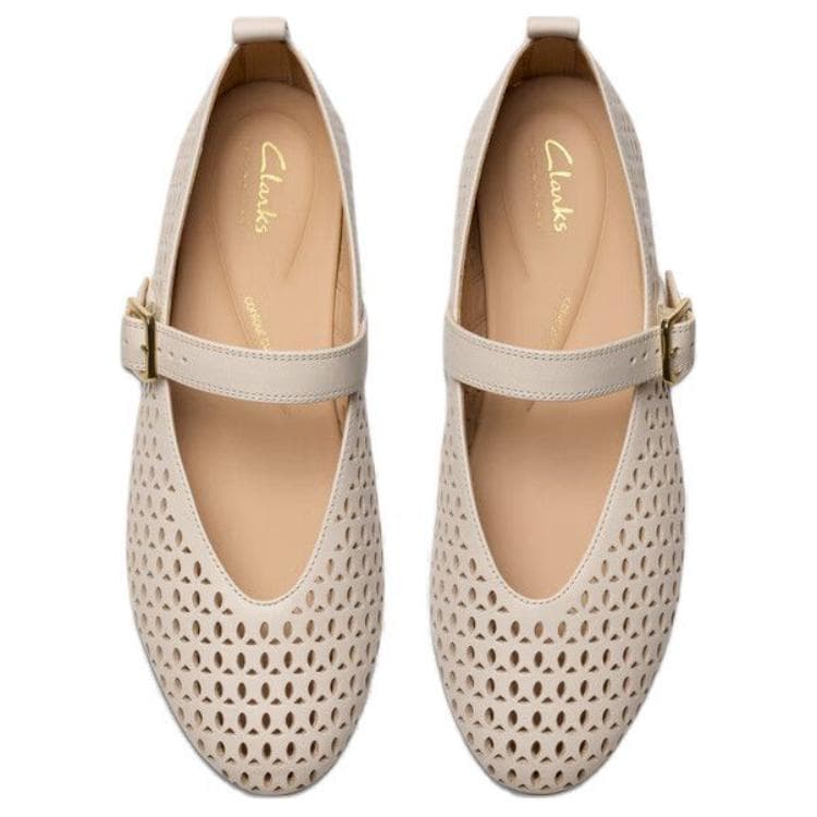 Clarks Fana Коллекция Туфли Мэри Джейн 1,5 см Женские Белые - изображение 4