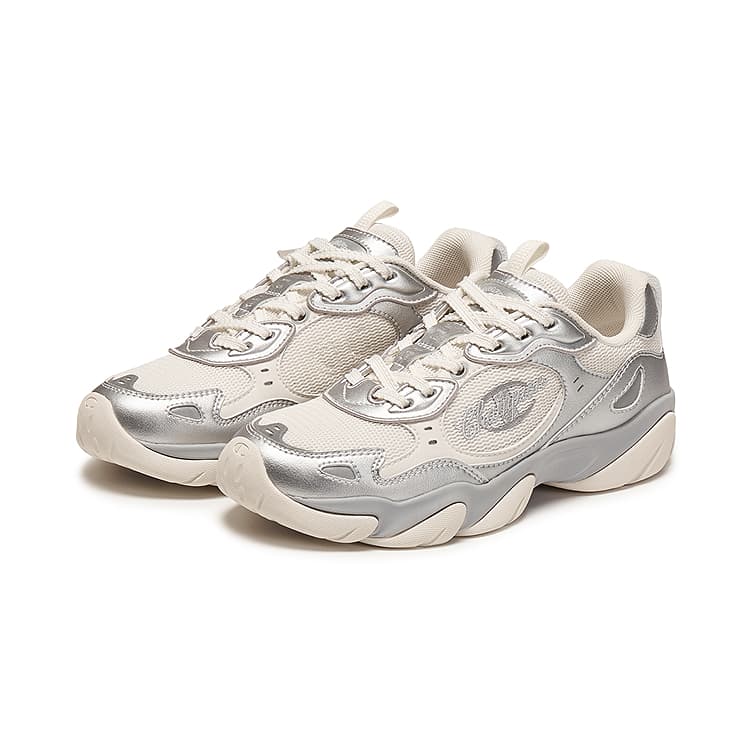 Кроссовки Champion Low Top Crepe Sneakers Женские Серебряный Белый Молочно-Белый - изображение 3