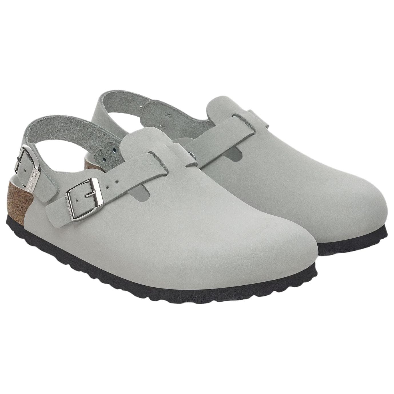 Сандалии Birkenstock Tokio Закрытые тапочки Женские Шалфейно-зеленый Узкая версия - изображение 4
