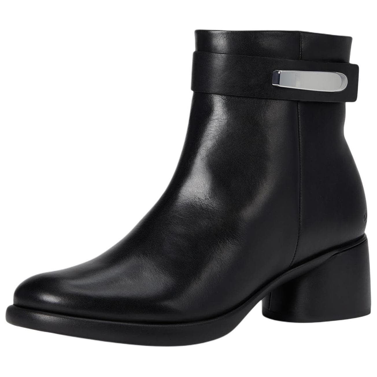 Сапоги Ecco Sculpted Luxery 35 Кожа Ботильоны 3,5см Женские Черные - изображение 2