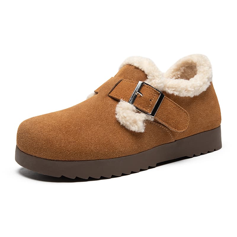 Ботинки зимние ZHR Спилок коровья кожа длина до щиколотки сноубутсы женские - изображение 2