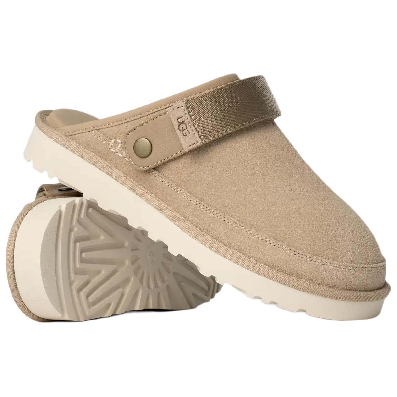 Кроссовки UGG Goldencoast Clog II Искусственная замша Низкий верх Повседневная обувь Мужская Коричневая - изображение 4