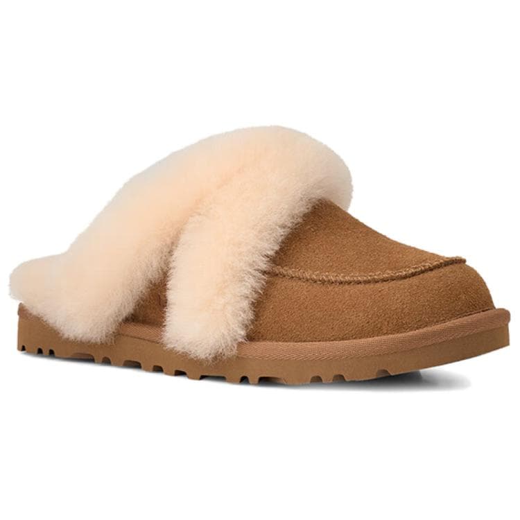Сандалии UGG Повседневная коллекция Loria Мех Удобные Минималистичные Флисовые подкладки Домашние тапочки Женские - изображение 2