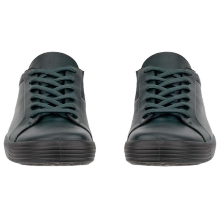 Кроссовки Ecco Soft 7 Кожа Низкие Кроссовки для скейтбординга Мужские Зеленые - изображение 5