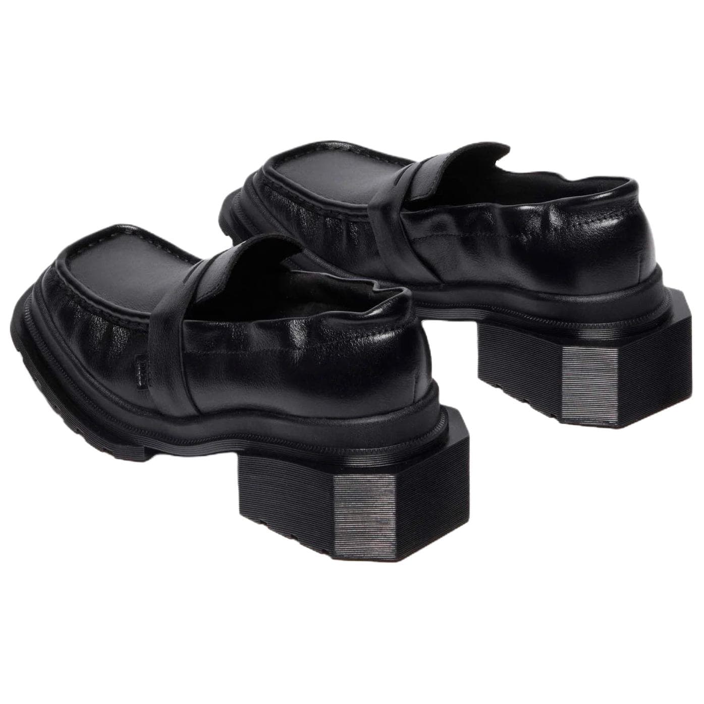 Лоферы Dr.Martens Мейбол Кожа Удобные Лоферы С Квадратным Носком 4,4 См Унисекс Черные - изображение 4
