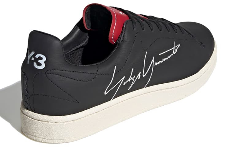 Кроссовки Y-3 Yohji Court Black Red - изображение 4