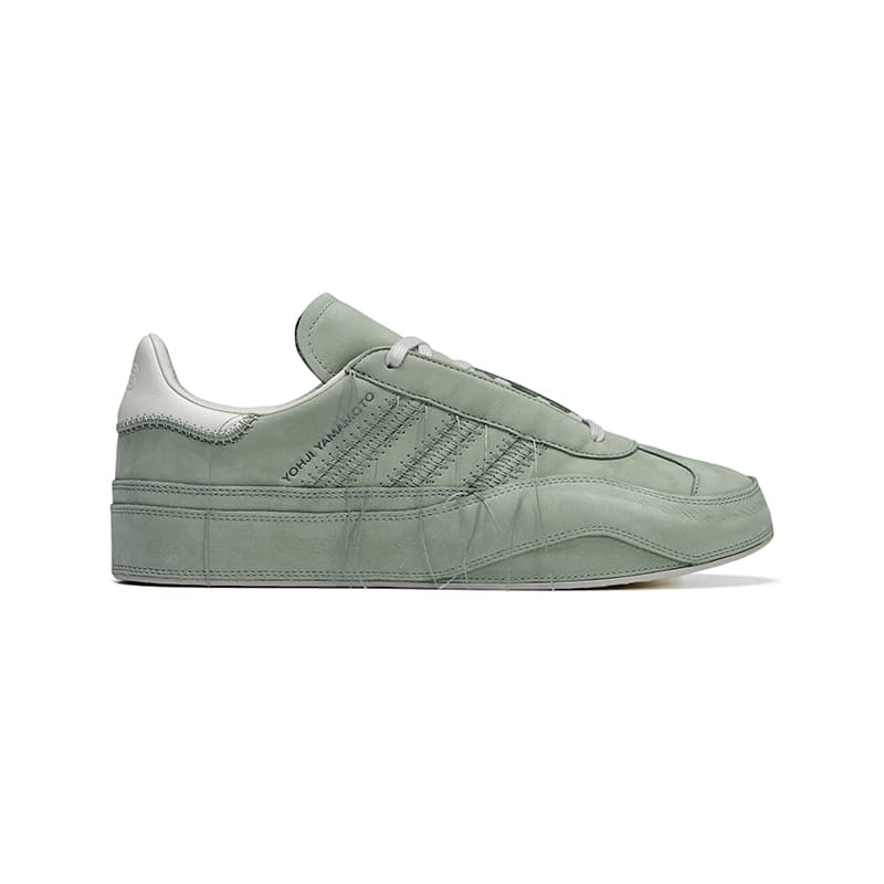 Кроссовки Y-3 Gazelle Grey Green - изображение 2