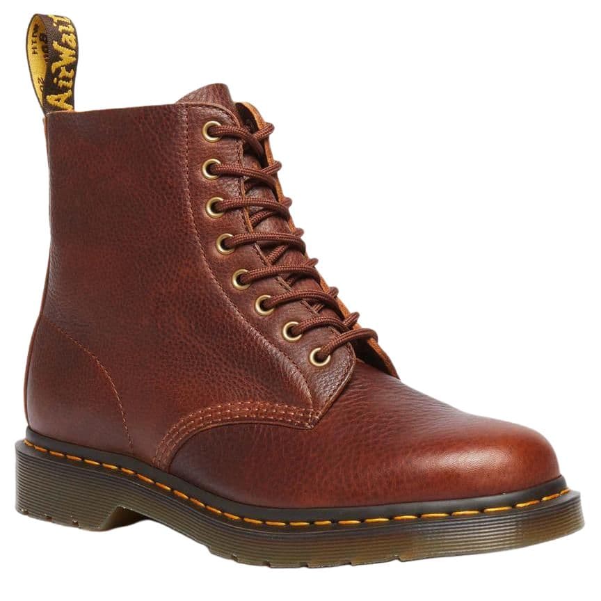 Ботинки Dr.Martens 1460 Кожаные Модные Трендовые Армейские Ботинки Средний Верх Женский Коричневый - изображение 3