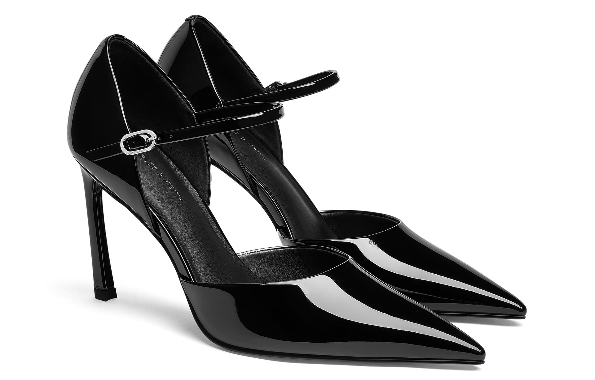 Туфли CHARLES KEITH Маленький CK PU (полиуретан) Узкий каблук Высокие каблуки 9 см Женские - изображение 2