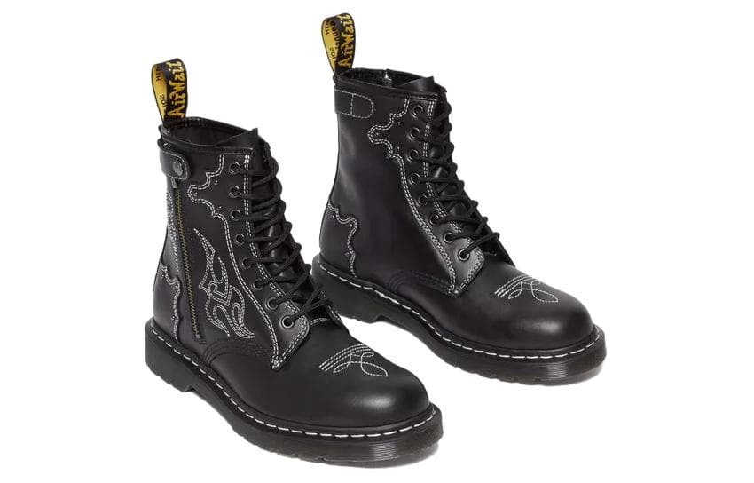 Ботинки Dr.Martens 1460 GOTHIC AMERICANA LEATHER LACE UP BOOTS - изображение 3