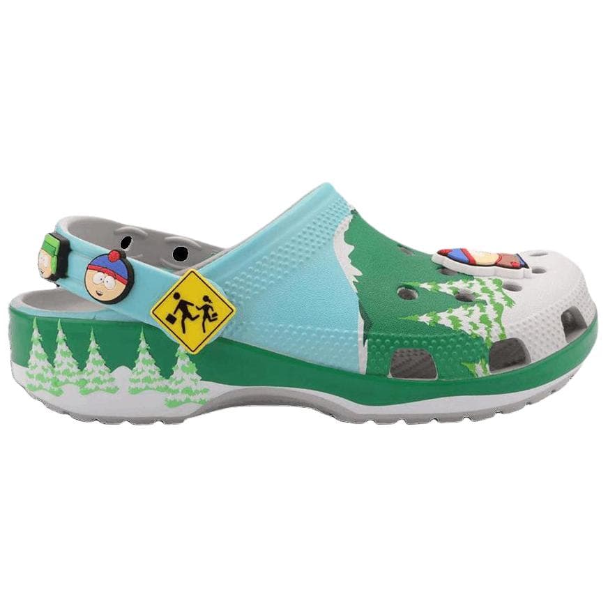 Сабо Crocs Classic clog Sabo Rubber Мужские Синие Зеленые - изображение 2