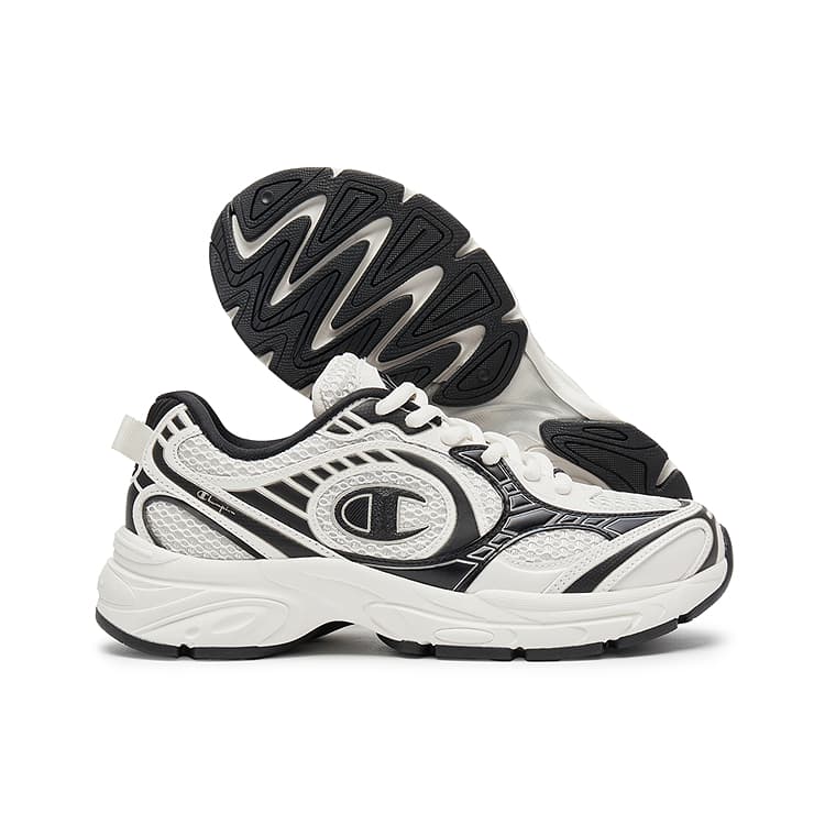 Кроссовки для бега Champion Support Low-Top Беговые кроссовки Унисекс Молочно-белый Черный - изображение 2