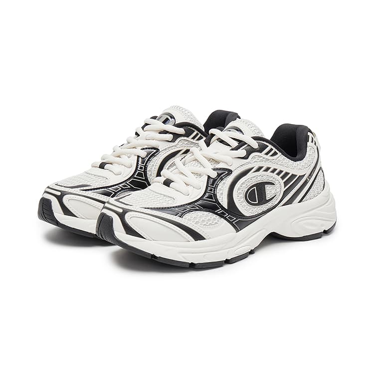 Кроссовки для бега Champion Support Low-Top Беговые кроссовки Унисекс Молочно-белый Черный - изображение 3