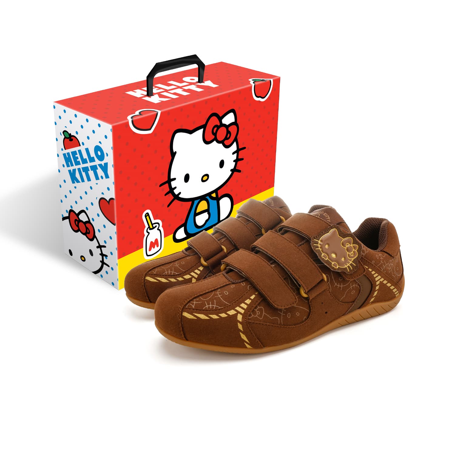 Кроссовки Sanrio x Hello Kitty Винтажная модель Устойчивая к истиранию Низкая обувь для скейтбординга Женская - изображение 2