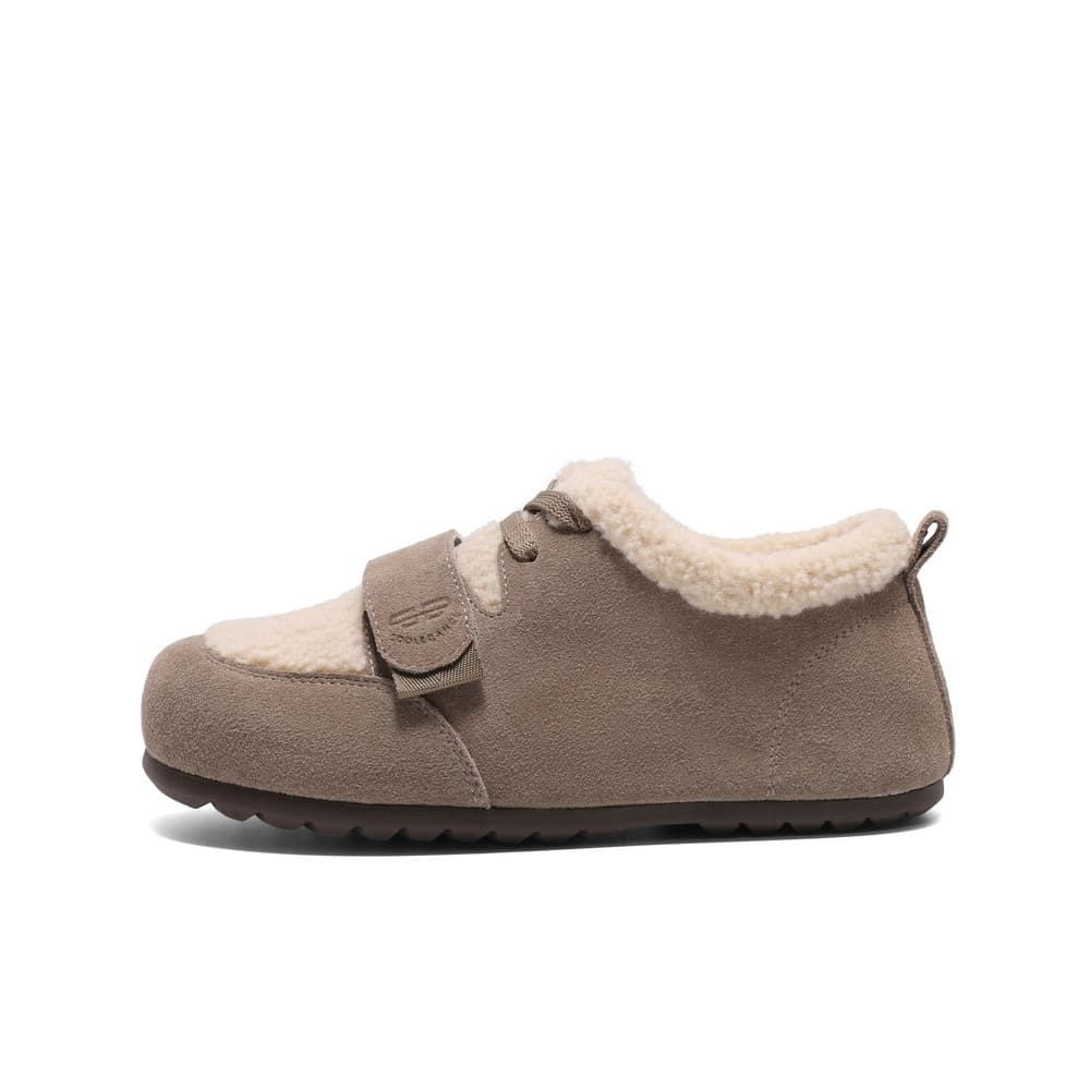 Тапочки Белль Спилок коровья Минимализм Тост Birkenstock Теплоизоляционный С флисовой подкладкой Fashion Versatile Тапочки - изображение 1