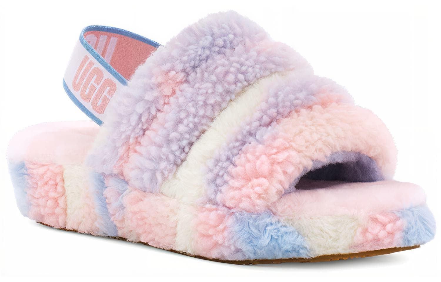 Шлёпанцы UGG FLUFF YEAH Slide Cali Collage - изображение 3