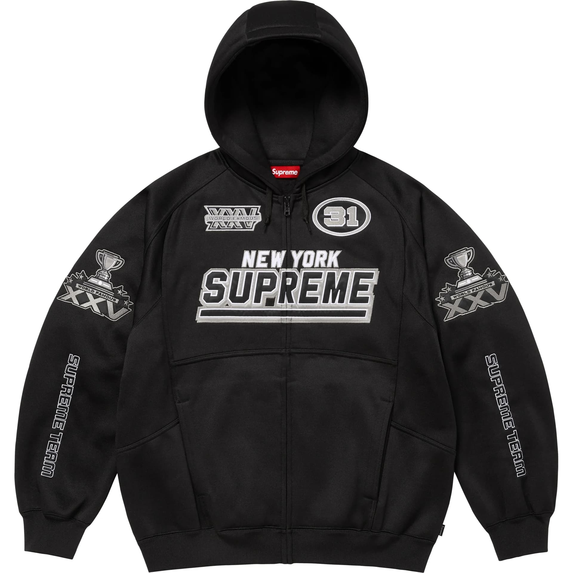 Худи Supreme FW25 WEEK16 Футбол Толстовка на молнии Унисекс - изображение 1